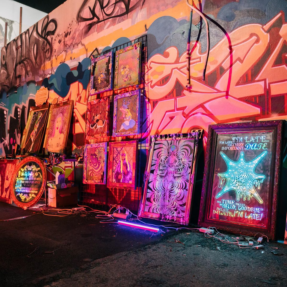 Only at RAREVIBES &amp; our partner's events, will you find the most unique mixture of technology, music, art, and style 🔥 put your shades on and enjoy the ride 😎

#miamimusicweek!🎉