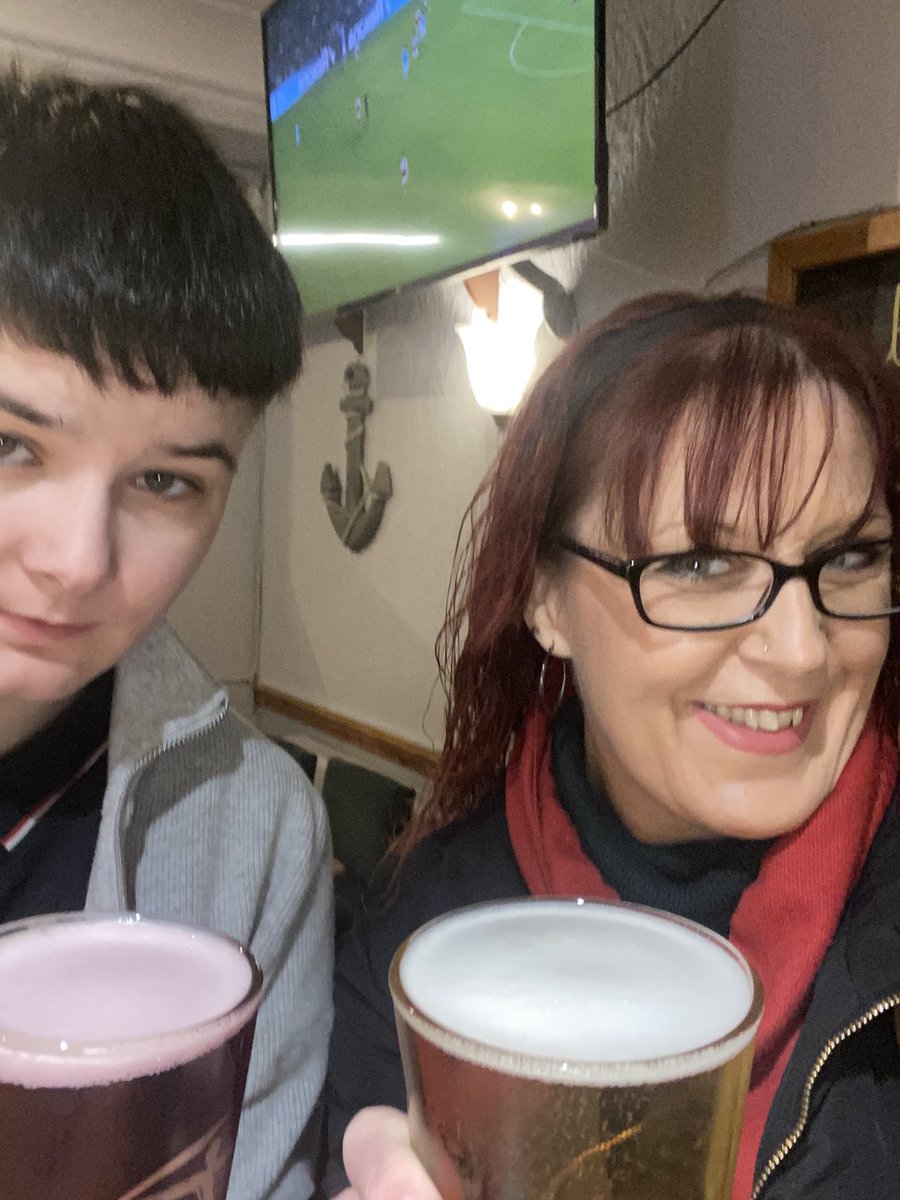 mskellylou's tweet photo. When this pecker encourages my bad behaviour with a couple of pints after work!! As apparently I owe it to her after going away for the night (I think she forgets she’s a grown-up now!!) 😂😂😂 https://t.co/F4uQphFxCl