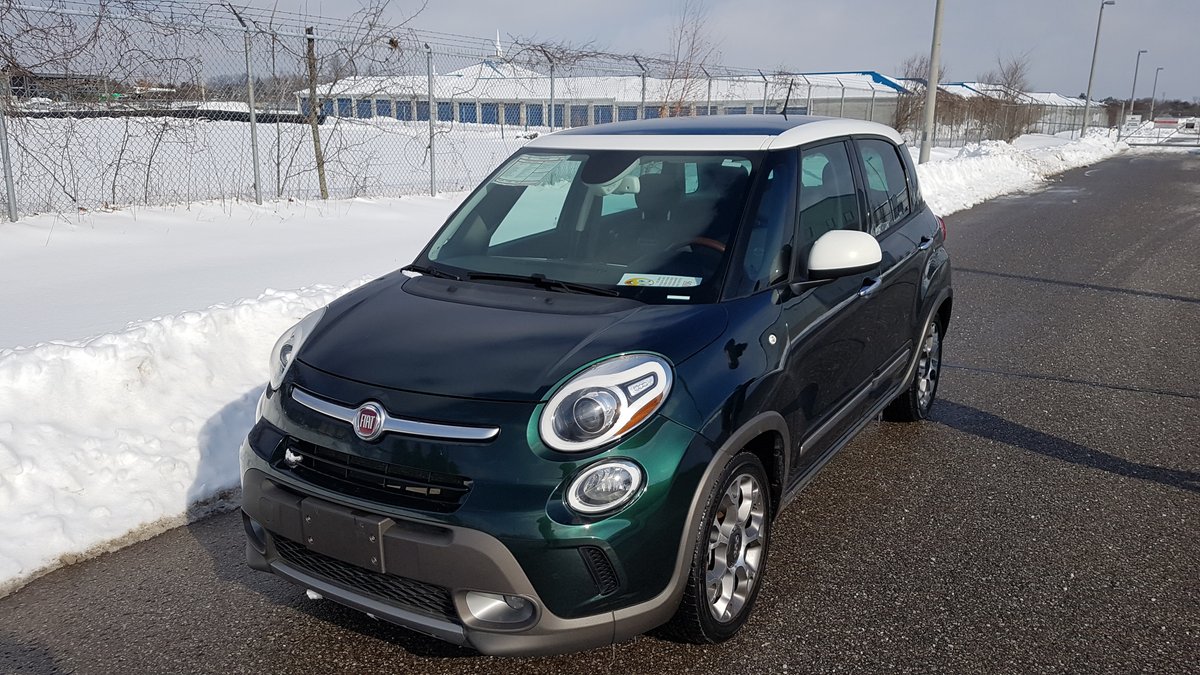GlennMoore41's tweet photo. I don't usually talk about my personal life on Twitter but I wanted to share... I just got my first car! It's a Fiat 500L Terkken fully loaded, a more obscure car but with many cool features. It's not amazing by any standards of the imagination but I love it! https://t.co/1bQD5sueAh