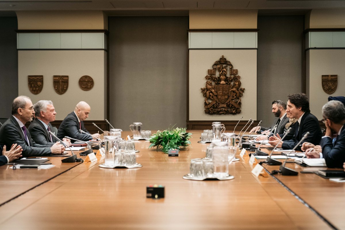 QNAEnglish's tweet photo. Canadian Prime Minister Holds Talks with Jordanian King. #QNA
#Jordan #Cnada
https://t.co/MDgBuMytmF https://t.co/UPXvhuaHBy