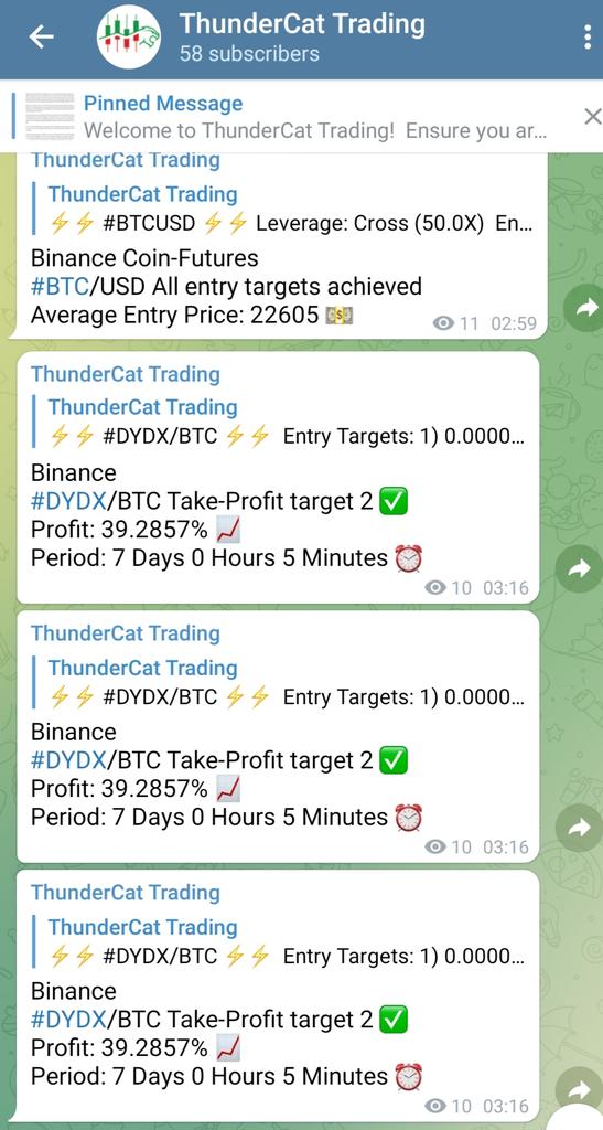 collectcrypt0's tweet photo. Massive gains on #DYDXBTC for my brand @ThunderTraders so far we have over 50% portfolio growth for 2022 from 3050 trades

👉 Join here https://t.co/aoI8r0fghO https://t.co/abKfOAnzYS