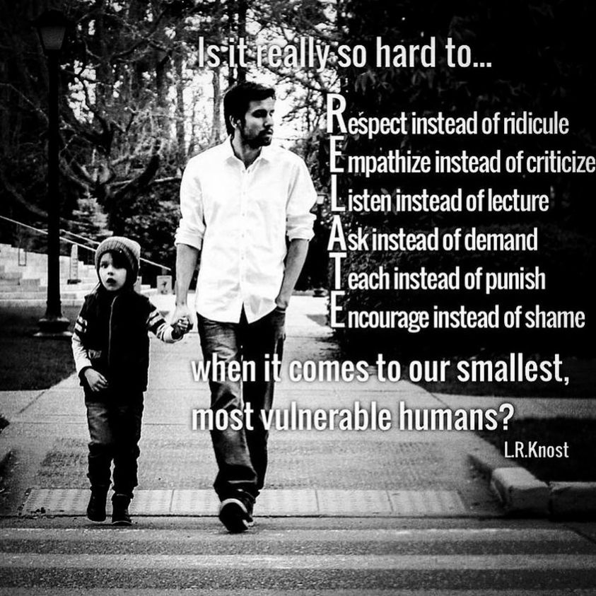 L.R. Knost is always spot on with parenting lessons but even things meant for young children are true for teenagers as well.  I find that with some students "ask instead of demand" can go a long way, sometimes it's hard to remember when things get frustrating, but we all try.