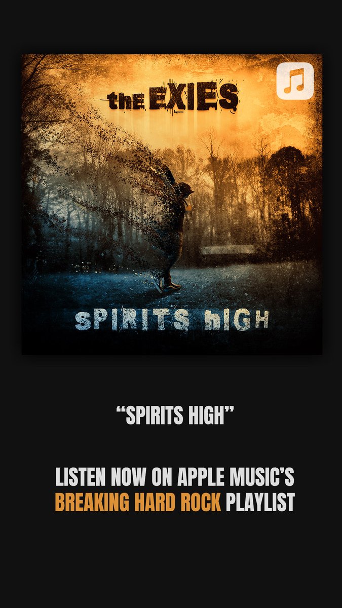 ScottExies's tweet image. Wtf ! This is amazing ! Thank you @apple for putting #spiritshigh on breaking new hard rock playlist 🤘go stream it everyone ;)