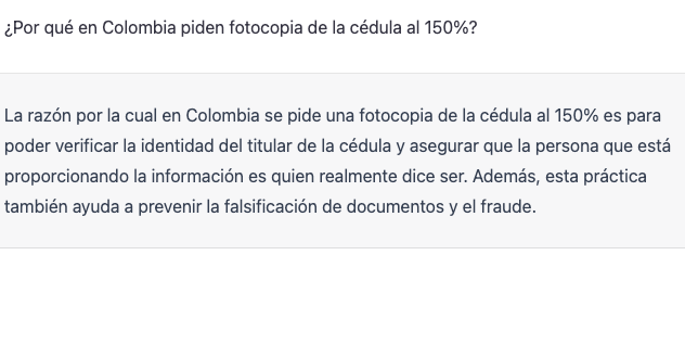 Y es así como la inteligencia artificial se queda corta explicando por qué la obsesión colombiana con la cédula al 150.