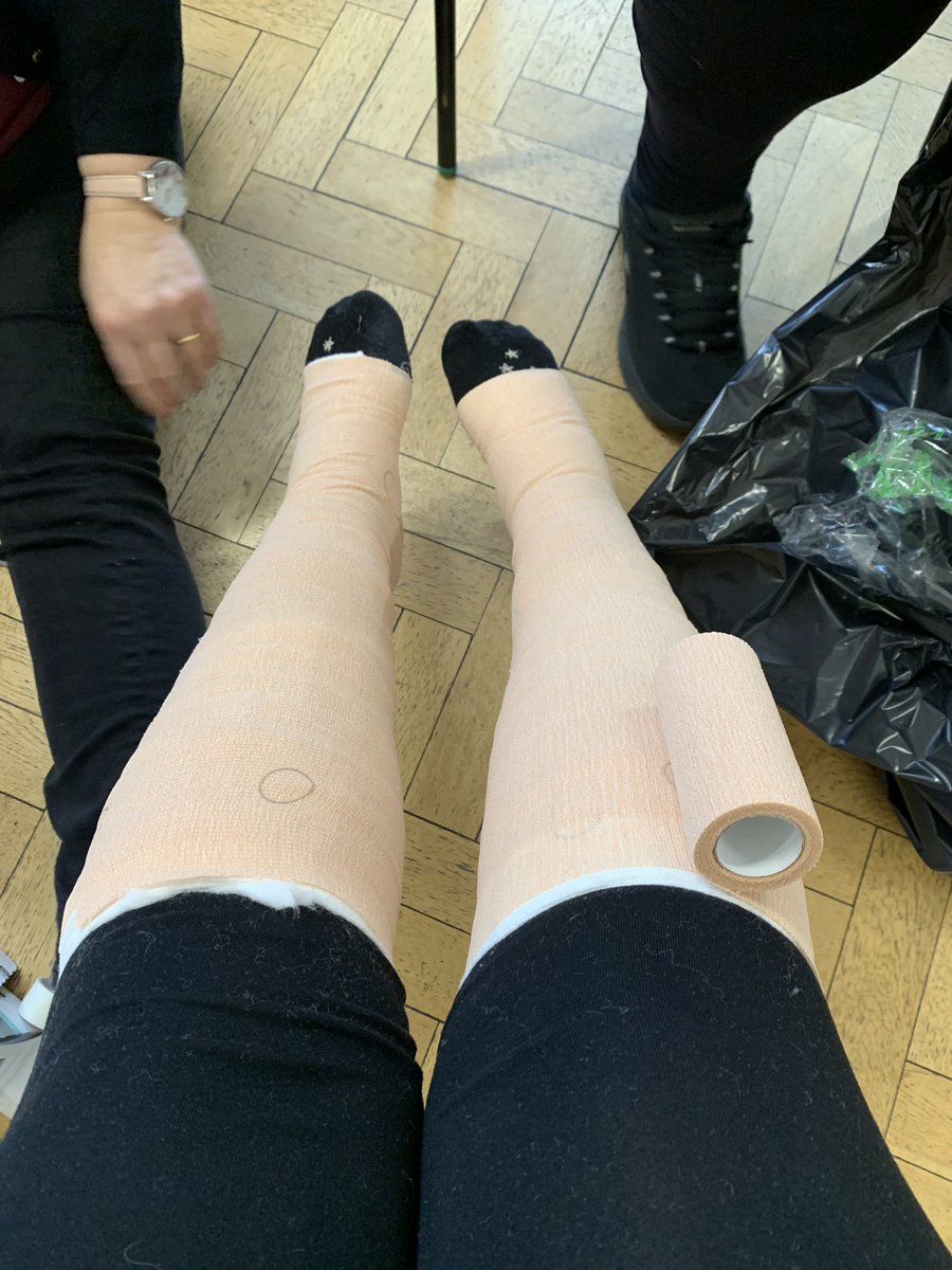 Completed compression training today 🦵🏼👀 @UrgoMedicalUK