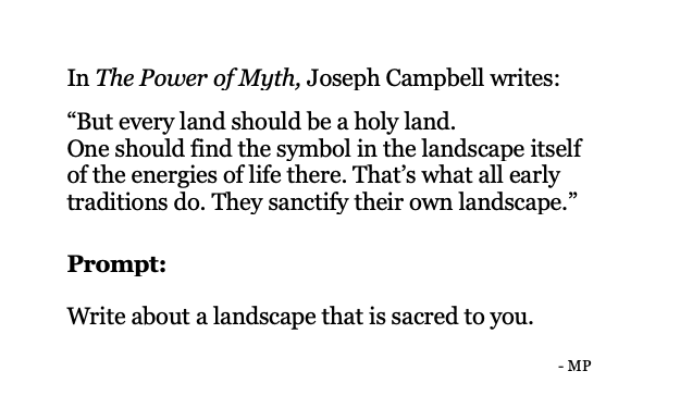 MayaCPopa's tweet photo. “But every land should be a holy land. One should find the symbol in the landscape itself of the energies of life there. That’s what all early traditions do. They sanctify their own landscape.”
— Joseph Campbell
Day 26 of #GenerativeJanuary: https://t.co/4P7e9riQv1