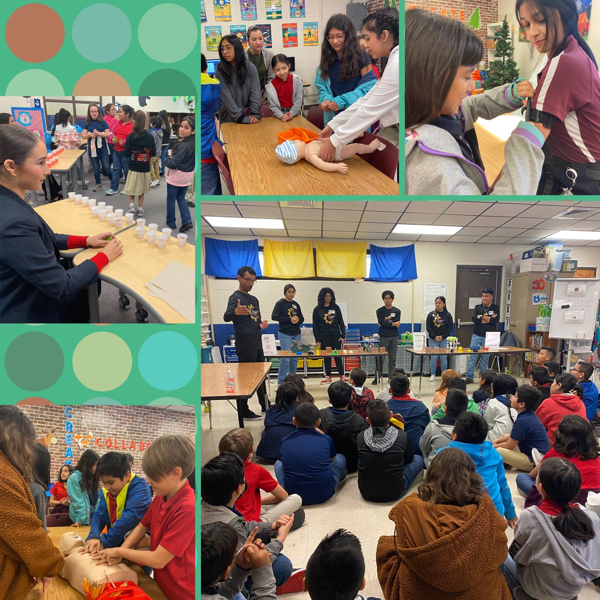 A huge THANK YOU goes out to the LFHS CTE program students and teachers who visited PLE to showcase their career pathways.We have incredible programs that our future Falcons will get to be part of in HS. Our Ss learned so much and were ecstatic to participate in all the stations.