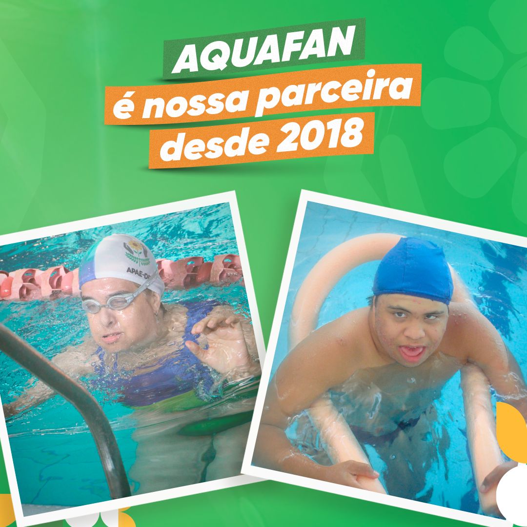apaedf's tweet image. 🙌 Nós da APAE-DF agradecemos a parceria com a AQUAFAN. 

🤝 Caminhando juntos, desde 2018, a AquaFan cede espaço e estrutura da sua unidade na Asa Norte para treinamentos da nossa equipe de educação física. Agradecemos a parceria.

#FazDiferente #APAE #APAEDF