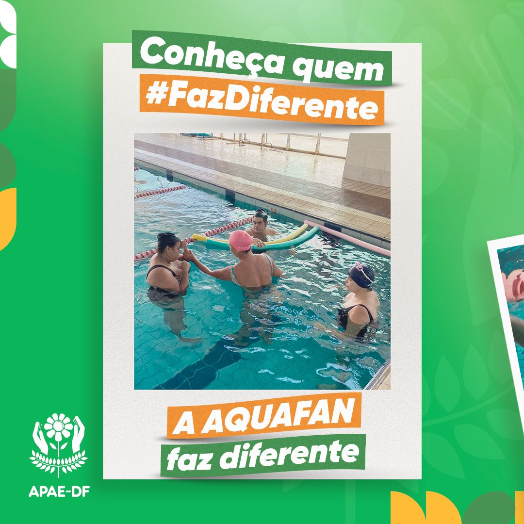 apaedf's tweet image. 🙌 Nós da APAE-DF agradecemos a parceria com a AQUAFAN. 

🤝 Caminhando juntos, desde 2018, a AquaFan cede espaço e estrutura da sua unidade na Asa Norte para treinamentos da nossa equipe de educação física. Agradecemos a parceria.

#FazDiferente #APAE #APAEDF