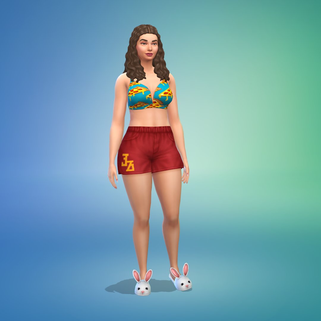 aliatanna_sims's tweet photo. my favourite look from my Sim self's makeover, sleepwear!! 

as they would say on Trendi, this outfit is simtimatesxdiscoverUniversity 🙈 @TheSims 
#theSims4 #ShowUsYourSims #simtimateskit https://t.co/QHYbS0v4HY
