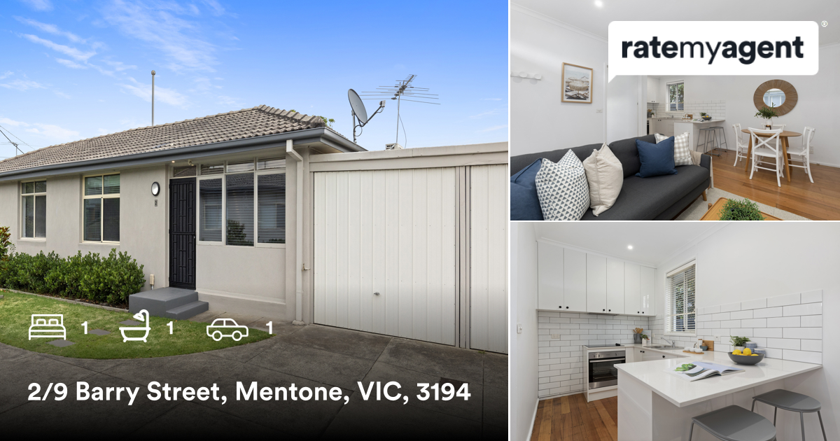 SamHartrick's tweet photo. 🛌 1 🛀 1 🚘 1
📍 2/9 Barry Street, Mentone, VIC, 3194

My latest listing on #RateMyAgent.

https://t.co/WP9NYMTddj

...
#ratemyagent #realestate https://t.co/G22pySRM7Q