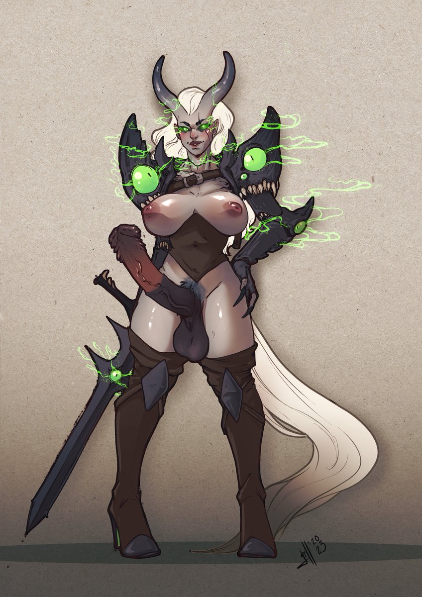 JSuccubus's tweet photo. Demon Orphelia for @R4sdraws requested by @Lanathekitkat . Happy birthday! https://t.co/OuKqI3d5lC