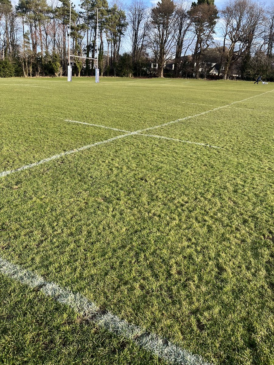 With the weather improving, it’s good to get some work on the pitches this week.  Looking forward to getting a feed down at half term.