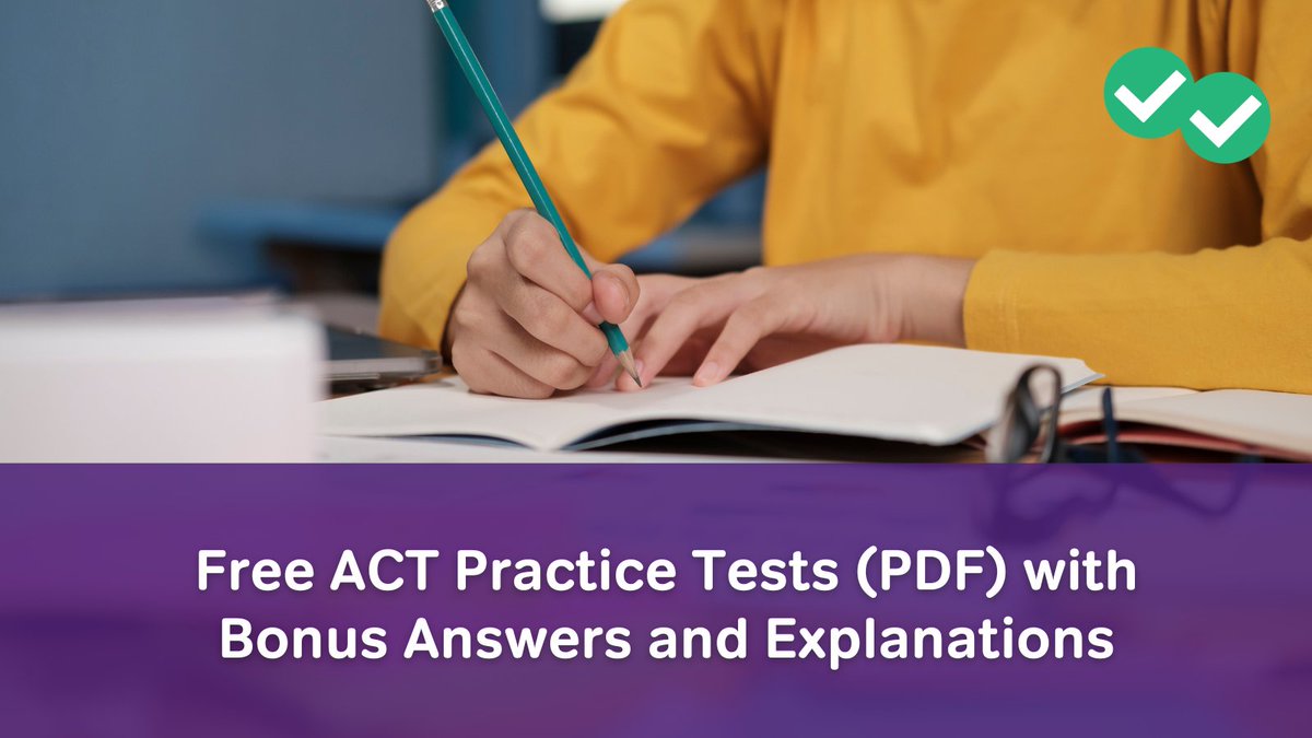 You simply can’t prepare for the ACT without taking a few full-length practice tests. Click here for a FREE #ACT practice test!
bit.ly/3RgDjVZ