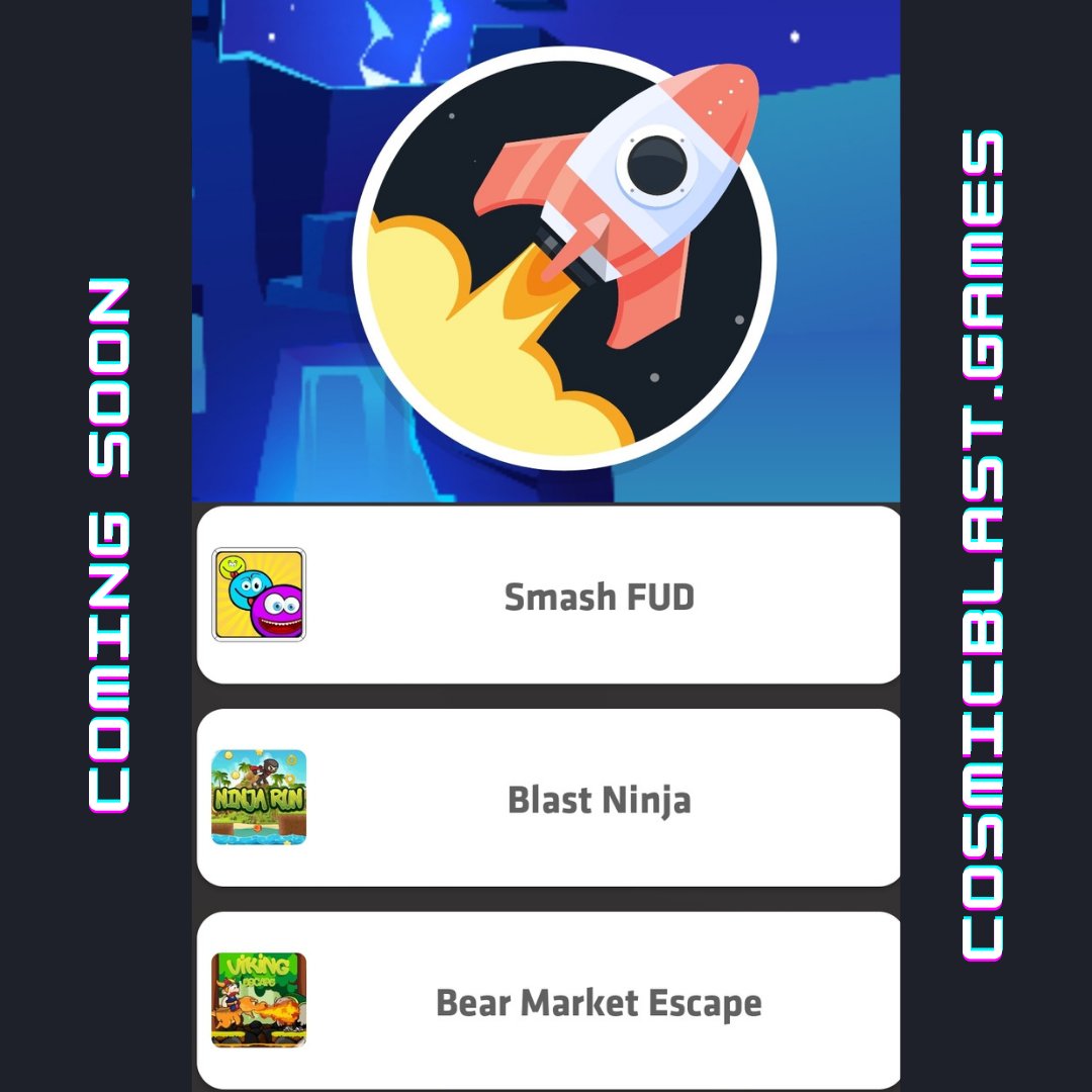 SafeBLASTarmy's tweet photo. Final #P2E game with many earning opportunities including referral earnings. Almost ready for publication so #staytuned. #SafeBLAST #PlayToEarn
#WatchToEarn #Videos #Read #crypto #Poll #BLAST
#SafeBLASTgames #Spin
#scratchoff #future #coinbase #Binance #cryptotrading https://t.co/z6jWHCVjZ9