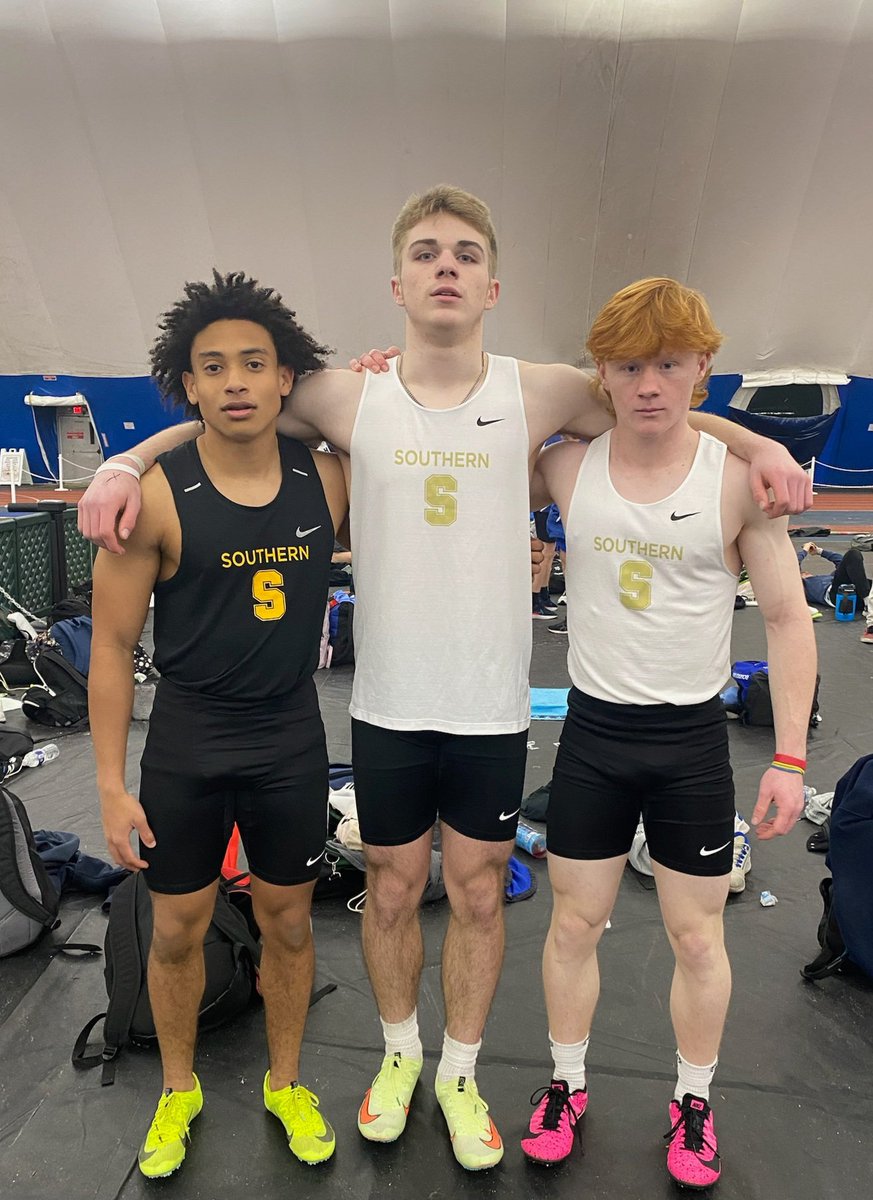 Congratulations @SR_Running Josh Ellis 8th place, Cole Cramer 1st place and Ray Mulhern 4th place at @ShoreSports_NJ Indoor Championship yesterday in the 55m event. #RunWithRamPride #HSLive @TAPStaffordLBI @BiggySandPaper @ACPressHuba @njmilesplit 🐏🏃🇺🇲