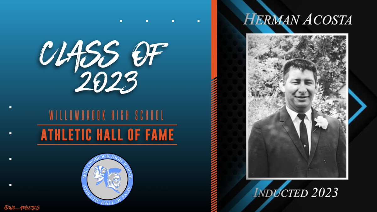 Congratulations to Oustanding Contributor, Herman Acosta on his Induction into the Willowbrook Athletic Hall of Fame, Class of 2023! <a href="/WillowbrookHS1/">Willowbrook HS</a> <a href="/WillowbrookAth1/">Willowbrook Athletic Boosters</a>