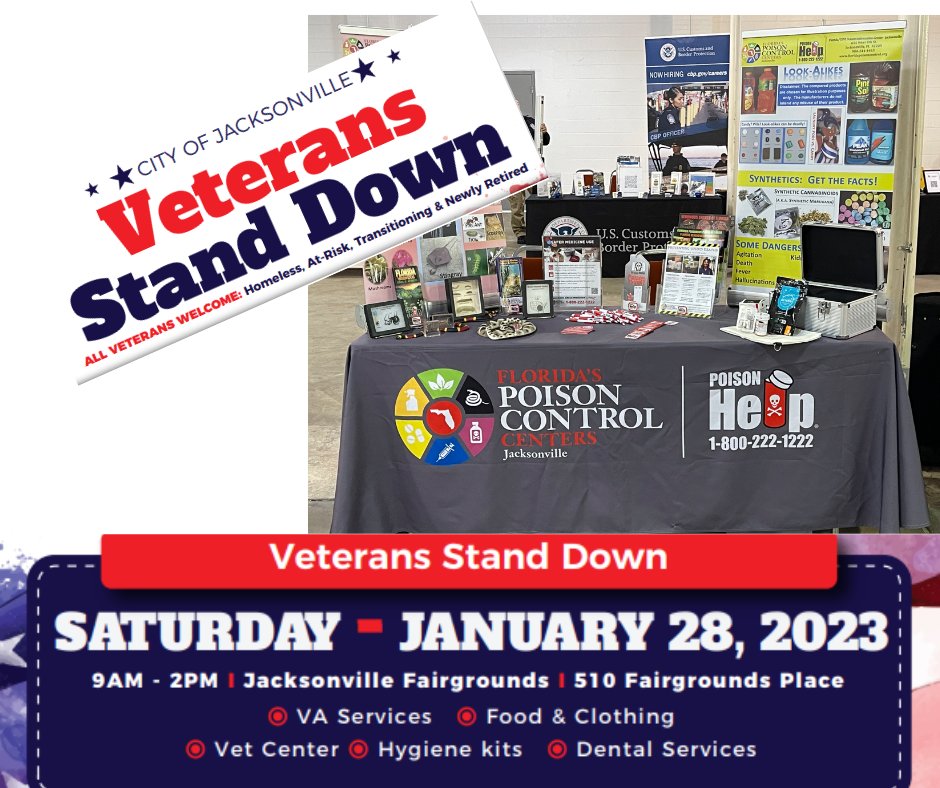 FL Poison Control on Twitter "🛦Attention Veterans in and around