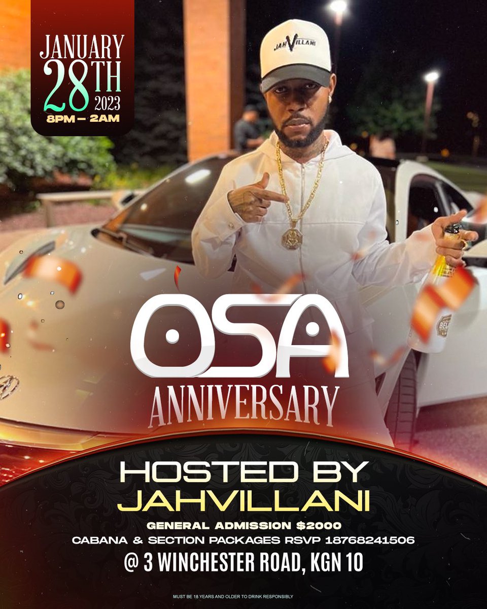DJMAC__'s tweet photo. 1Gov Inna Di Place Tomorrow 🔥 #Jahvillani #OsaSaturdays https://t.co/YoEcaYysBj