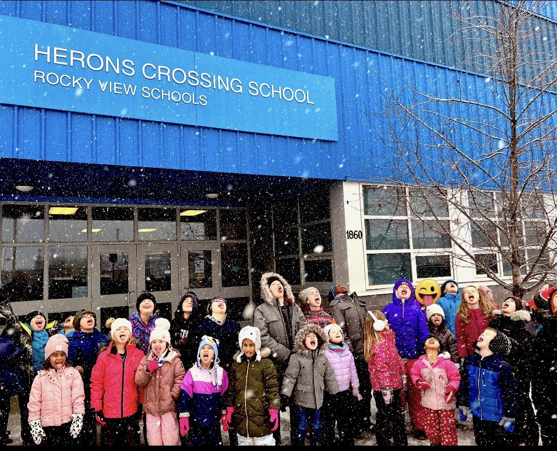 So exciting to see <a href="/heronscrossing/">Herons Crossing School</a> Kinder and Grade 4 teachers’ unwavering commitment to weaving Indigenous Ways of Knowing and Being into their practice this morning. Learning on the land <a href="/rvsed/">Rocky View Schools</a> #abed
