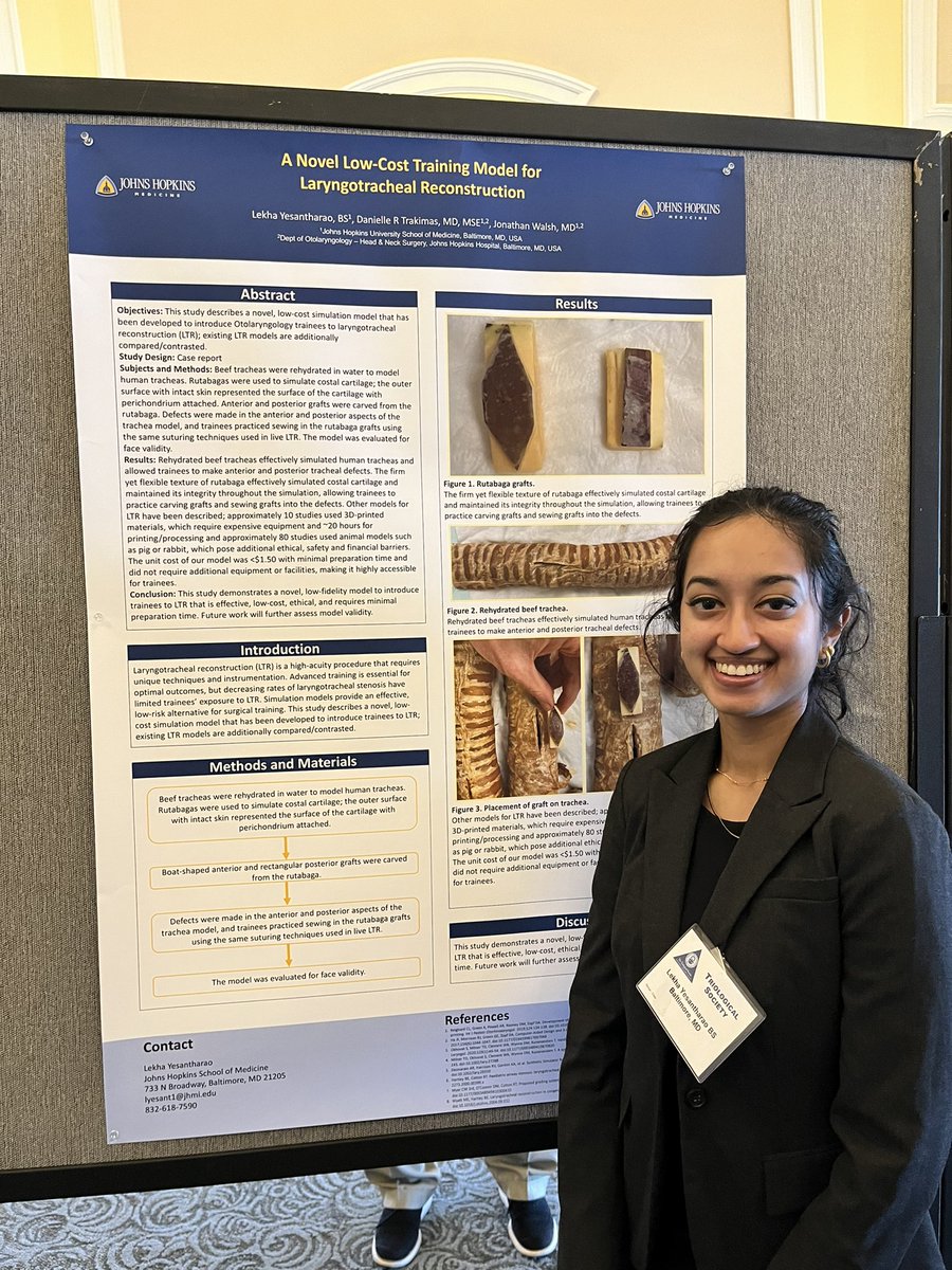 lekhayrao's tweet photo. I am so grateful to have had the opportunity to present our work at #TRIO2023 — Thank you to Dr. Rowan and Dr. Walsh for the incredible mentorship! @NicholasRowanMD https://t.co/4NDizrBKkB