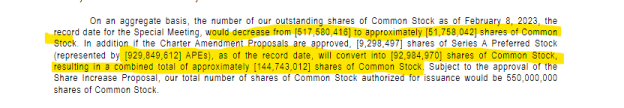 bethewisefool's tweet photo. Its pretty simple I said this before and this confirms. After this bs the common shares would only account for 35% of the float. Pretty black and white...right in the filing #ChokeOnThat #WakeUp #AMC #checkmateretail #stopworshippingAA https://t.co/Xl4W9CmIEH