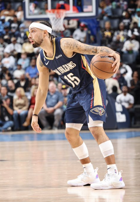 NBAMemes's tweet photo. Jose Alverado going from undrafted to now having a shoe deal is amazing 

Inspiring story 🙌 https://t.co/h2fFsr1mUh