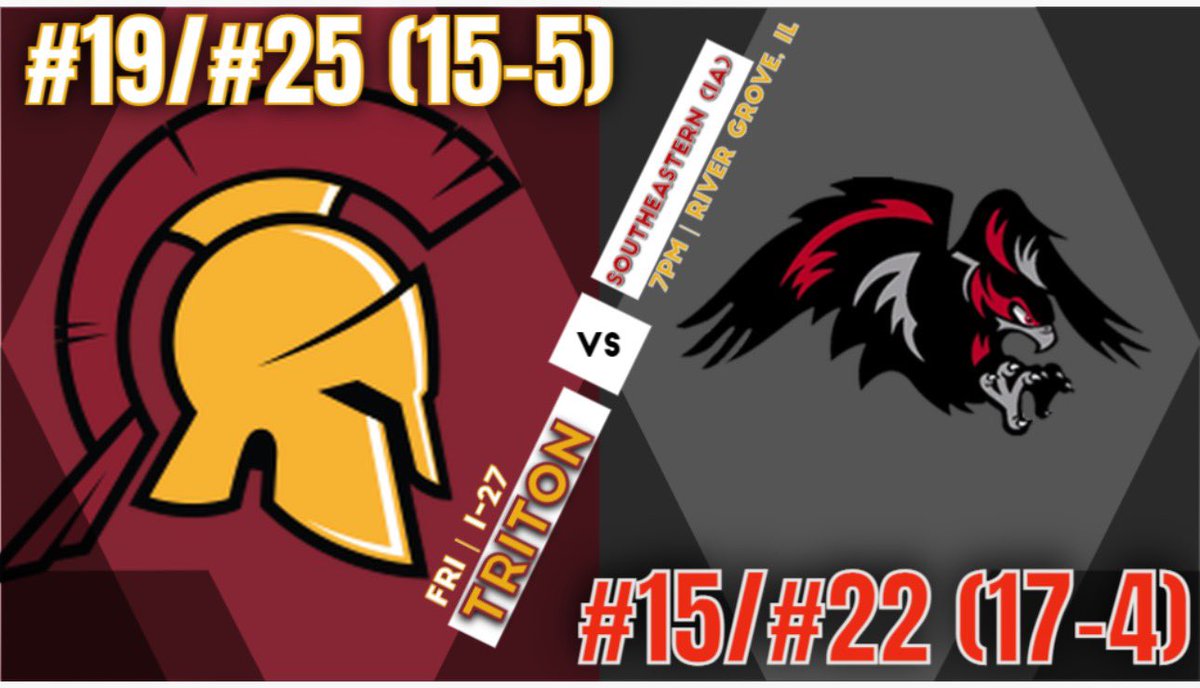 🚨GAME DAY 🚨 TOP 20 MATCHUP 🔱 #19 TRITON vs #15 Southeastern 📍: River Grove IL ⏰: 7pm CST 💻: youtube.com/live/bJVUj68gb… 🎟: 5$ for non students. Children under 12 free.        FREE w/ PASS 🎟️ @JUCOadvocate @JucoRecruiting @JucoHoopScoop @TheNielsenFile