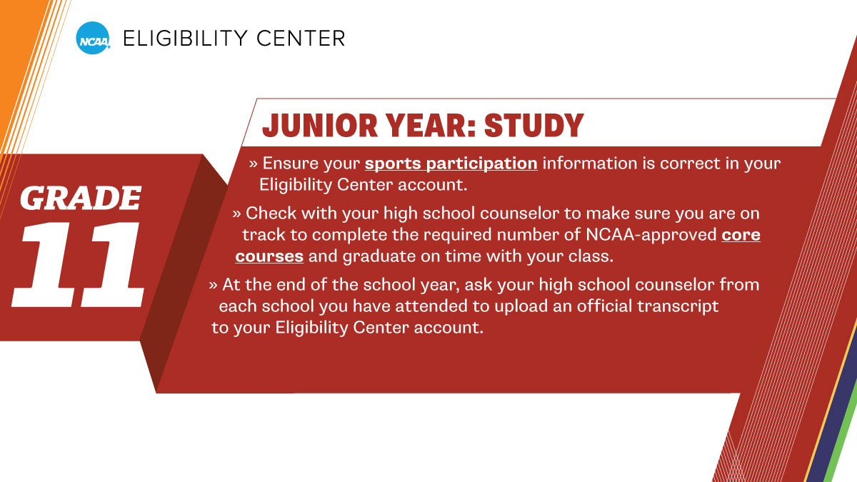 ncaaec's tweet image. Want to be an @NCAA #studentathlete? Follow this timeline to plan out your high school years and meet @ncaaec requirements upon graduation.

➡️ on.ncaa.com/HSTimeline