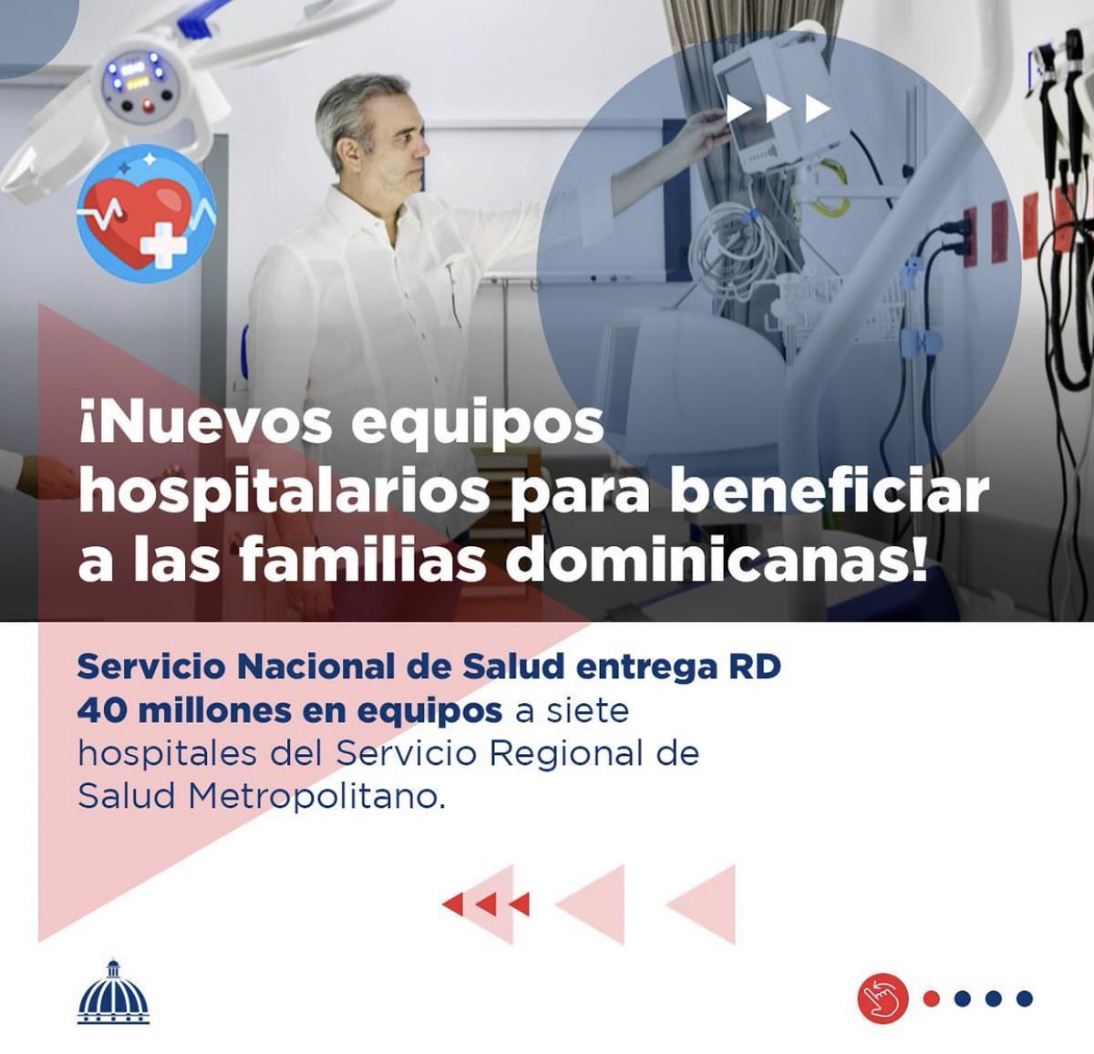 iluminadam10's tweet photo. 48 millones invertidos en salud! 

Dinero del pago de nuestros impuestos van a donde deben ir, servicios de salud digno para el pueblo. 

Bien hecho! https://t.co/sUqFvsEOUs