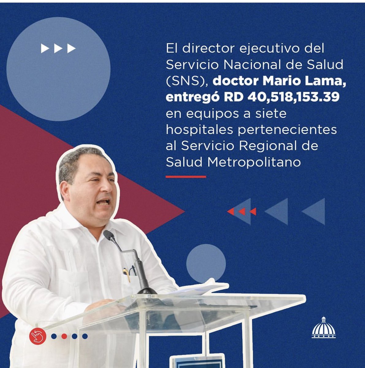 iluminadam10's tweet photo. 48 millones invertidos en salud! 

Dinero del pago de nuestros impuestos van a donde deben ir, servicios de salud digno para el pueblo. 

Bien hecho! https://t.co/sUqFvsEOUs