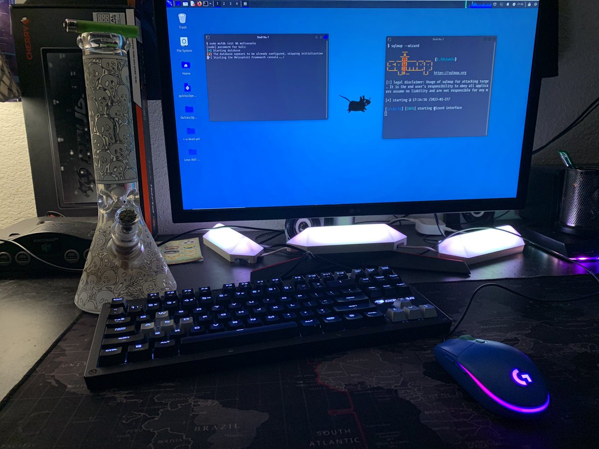 solminingpunk's tweet image. Gettin ready for the evening 🫡❤️🔥 #Threathunting #SQLmap #Metasploit #Nmap #Sql #Cybersecurity #Infosec #NFTCOMMUNITY