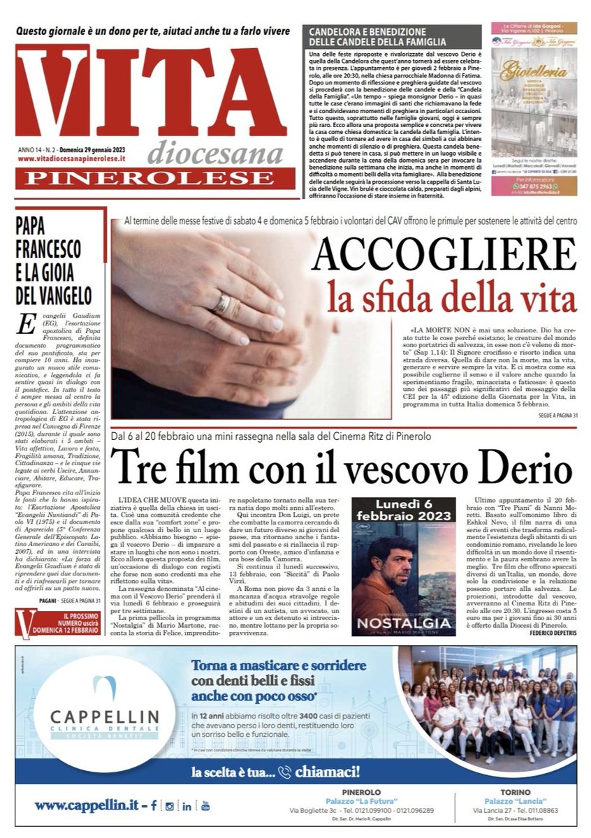 La #primapagina del nuovo numero di #vitadiocesana #Pinerolo <a href="/Pontifex/">Pope Leo XIV</a>