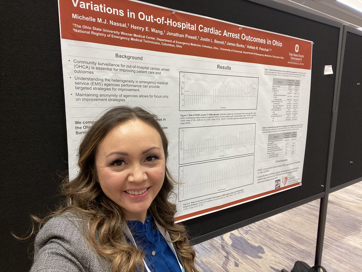 Come chat about cardiac arrest #NAEMSP2023 poster sessions