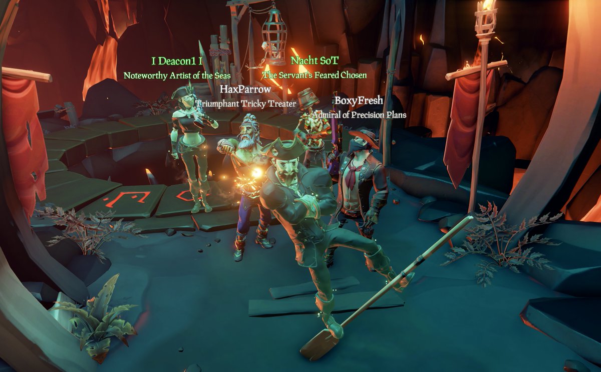 Patagounia's tweet photo. Super nice to have bump into @BoxyFresh_  and @RealLifeWookie. Thank you for the picture 📸
@SeaOfThieves https://t.co/WQd3U2Bd6Q