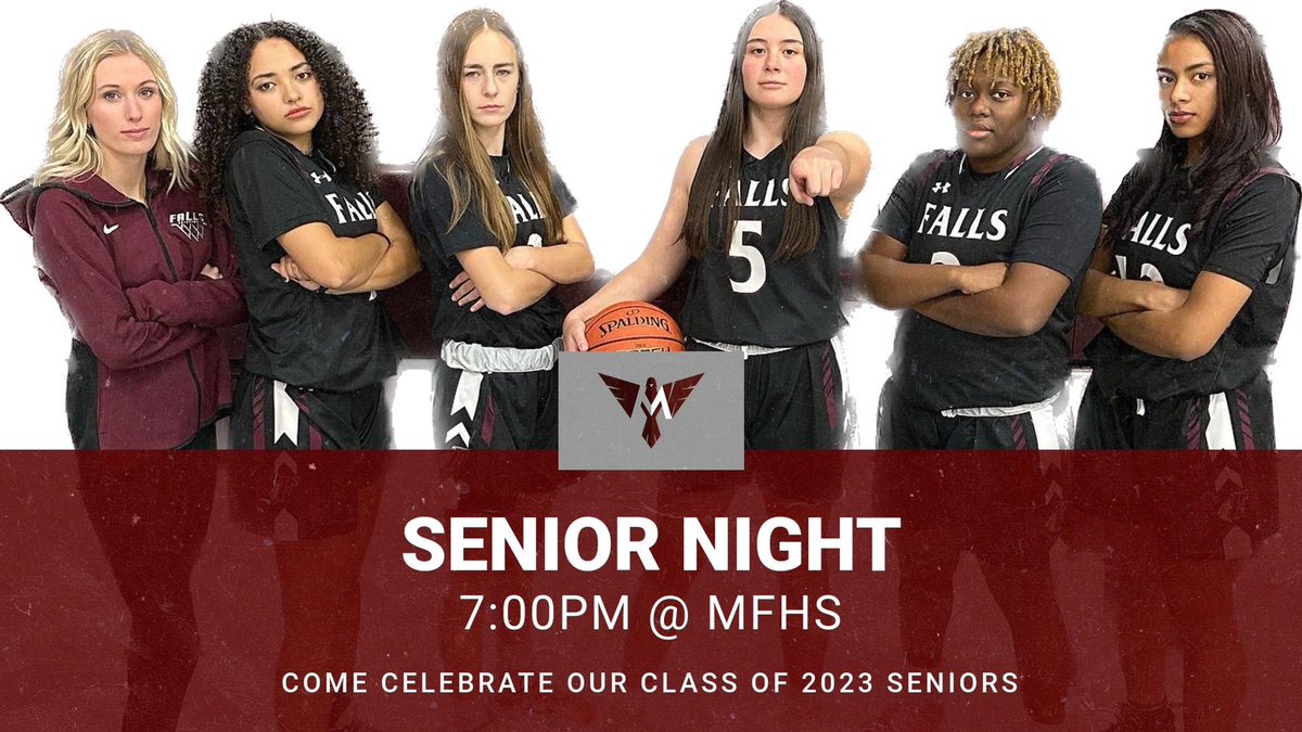 Senior Night Tonight! Come out and support as Falls takes on Brookfield Central at 7pm!