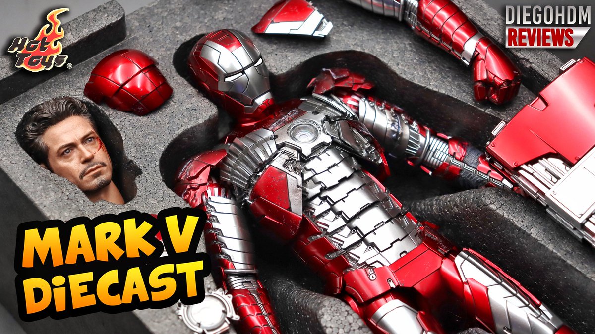 diegohdm's tweet photo. Hoje tem MEGA Review no canal! Esse é o Iron Man Mark 5 Diecast (relançamento) da Hot Toys! Espero que gostem 😁😁

➡️ https://t.co/kcWE84UxHT

#hottoyscollectibles #hottoys #ironman #Mark5 #homemdeferro #unboxing #review #diegohdm #actionfigures #vingadores #marvel #toys https://t.co/VVtWoNixQL