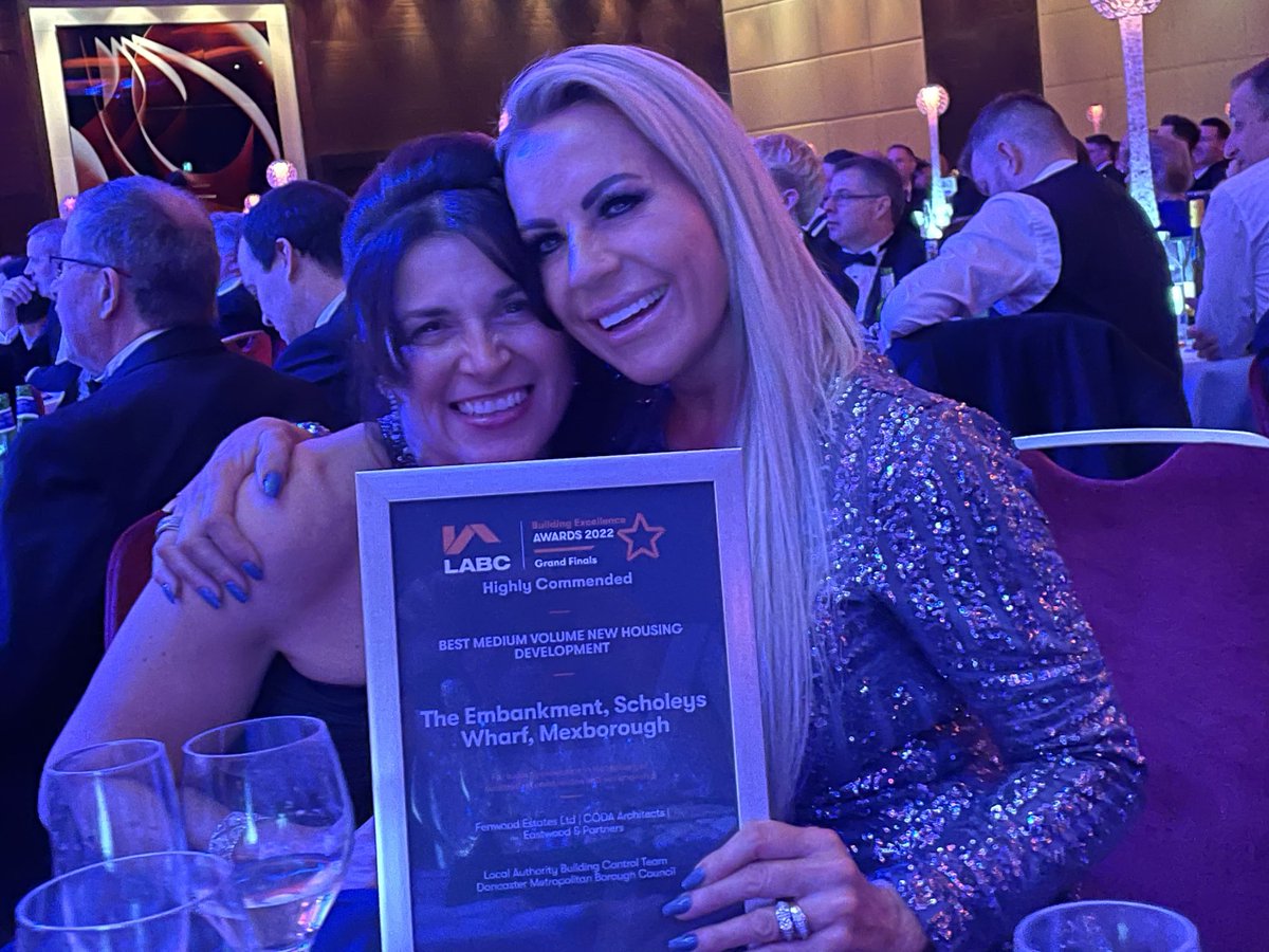 CrossDavidB's tweet image. Booooom! Well done to ⁦@FenwoodEstates⁩ and ⁦@CODA_architect⁩ for second place in the best medium volume housing development in the #LABCAwards ⁦@EandP_Engineers⁩