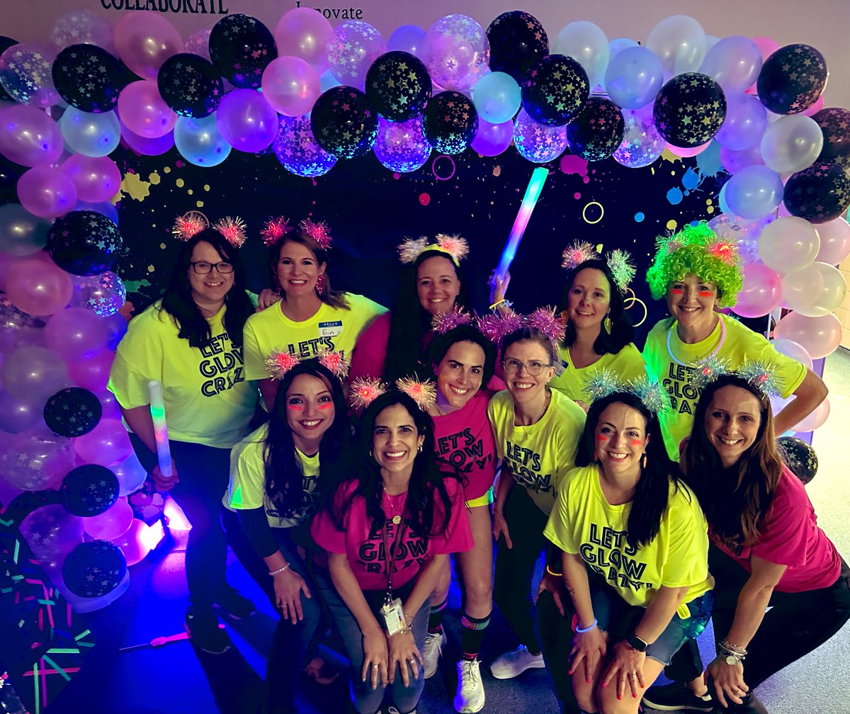 magdalenajistel's tweet image. So much fun @Cypress_Cheetah Glow Party! #1LISD #CYPRoadTrip