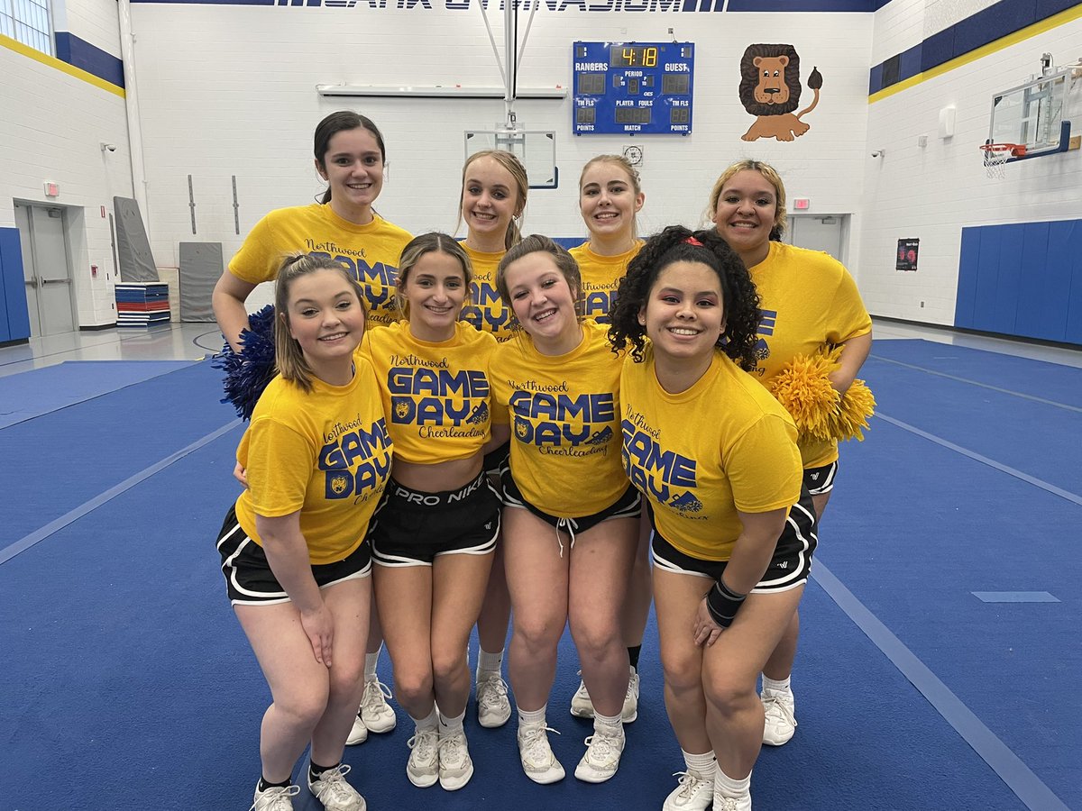 Last practice today before regionals! This team is ready to perform Sunday and show what they have been working on! #competitioncheer #oassa #nhscheer #rangernation #gameday