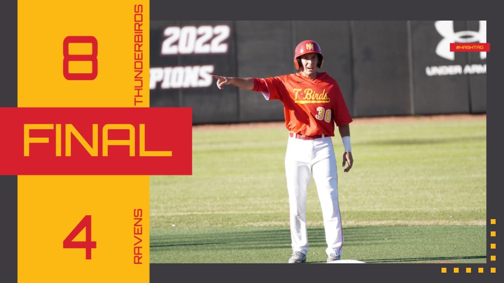 T-Birds down the No. 6 San Jacinto College-North in San Antonio for their first win of the year! #FeelTheThunder