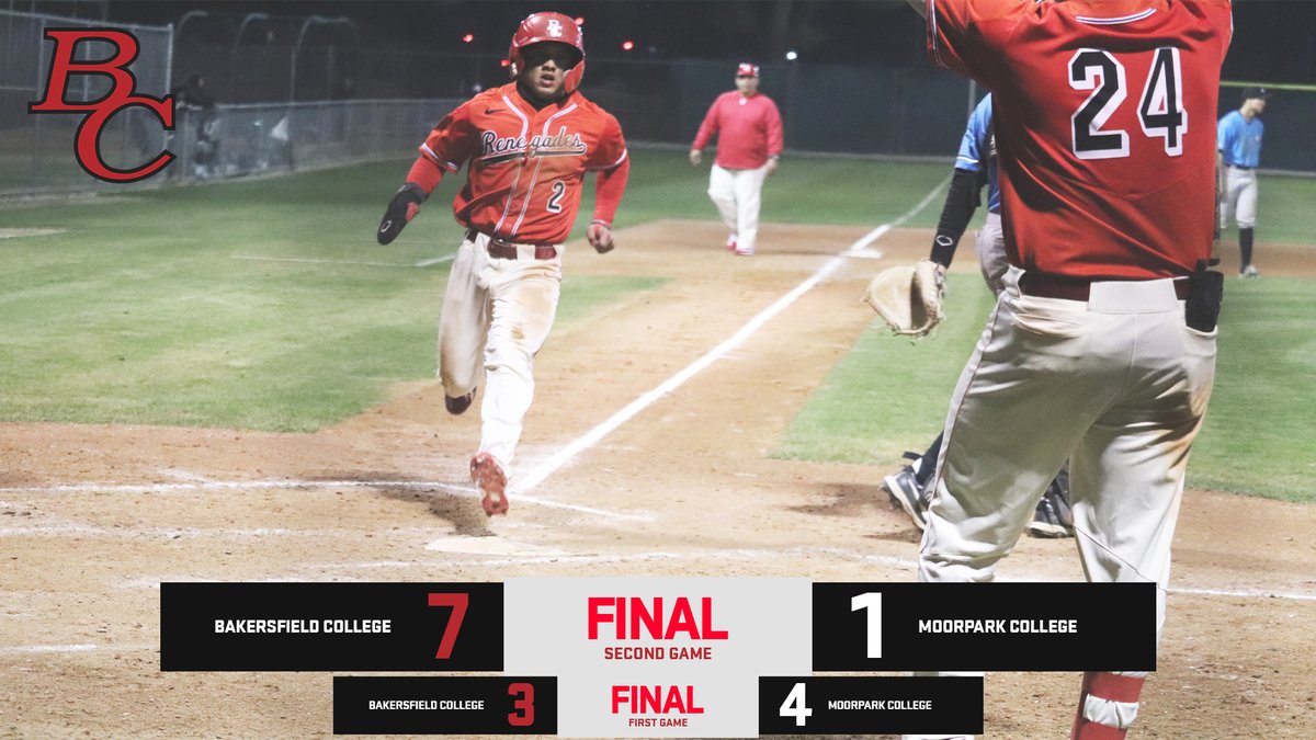GoGadesGo's tweet photo. Baseball splits games on opening day! 

#gogades🔴⚔️ https://t.co/SPzccEUrnn