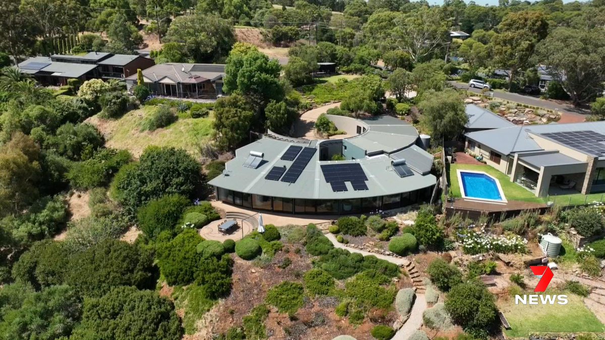 SELLING SA A uniquelyshaped Mount Osmond mansion has hit the market, with views from the Hills