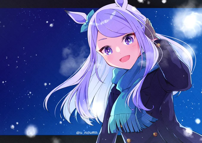 冬のマックイーンちゃん #ウマ娘 