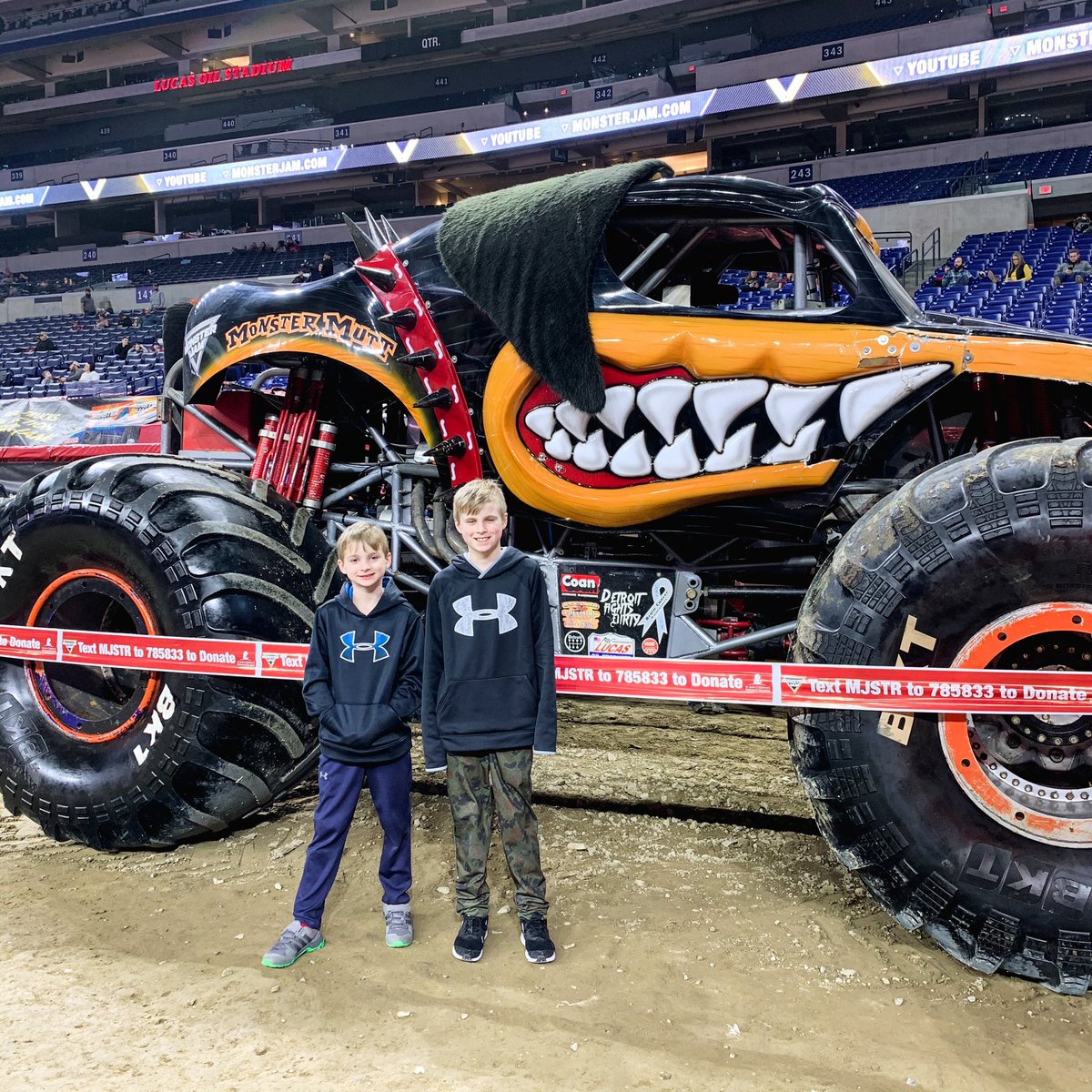 Get fired up 🔥
<a href="/MonsterJam/">Monster Jam</a> is coming to Indy on Feb 4/5th at <a href="/LucasOilStadium/">Lucas Oil Stadium</a>.  This is a fan-favorite event.  We are giving one lucky winner a family 4-pack of tickets to the show on Feb 5th, 2023.

Go to IG to  enter:

instagram.com/reel/Cn8QoC5AG…

#monsterjam #lucasoilstadium
