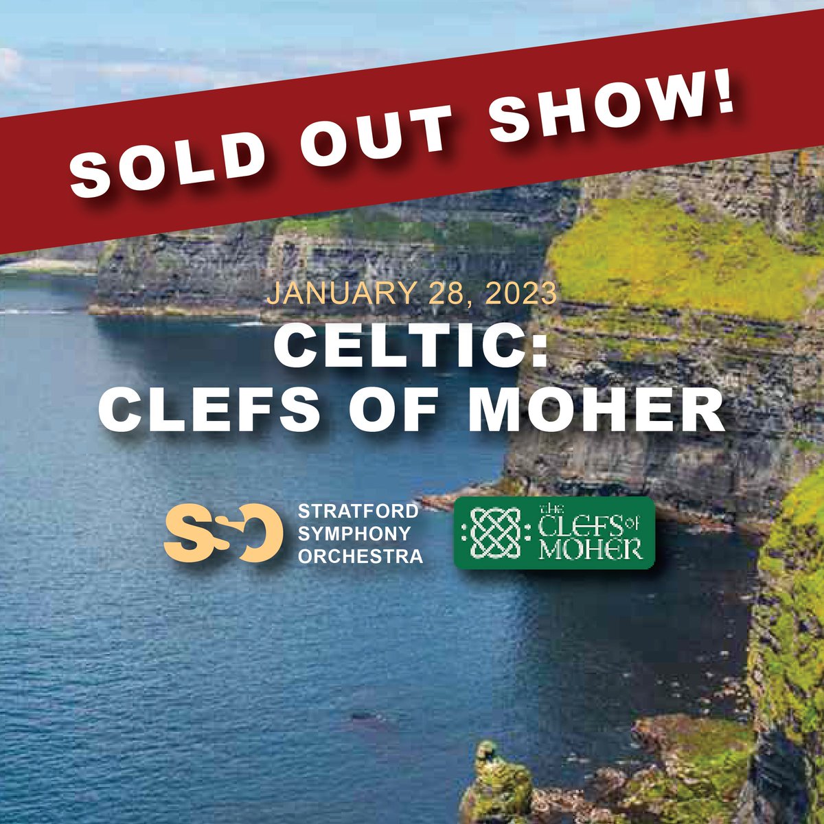 Our guests are excited for the Clefs of Moher this weekend! We have a sold out show.