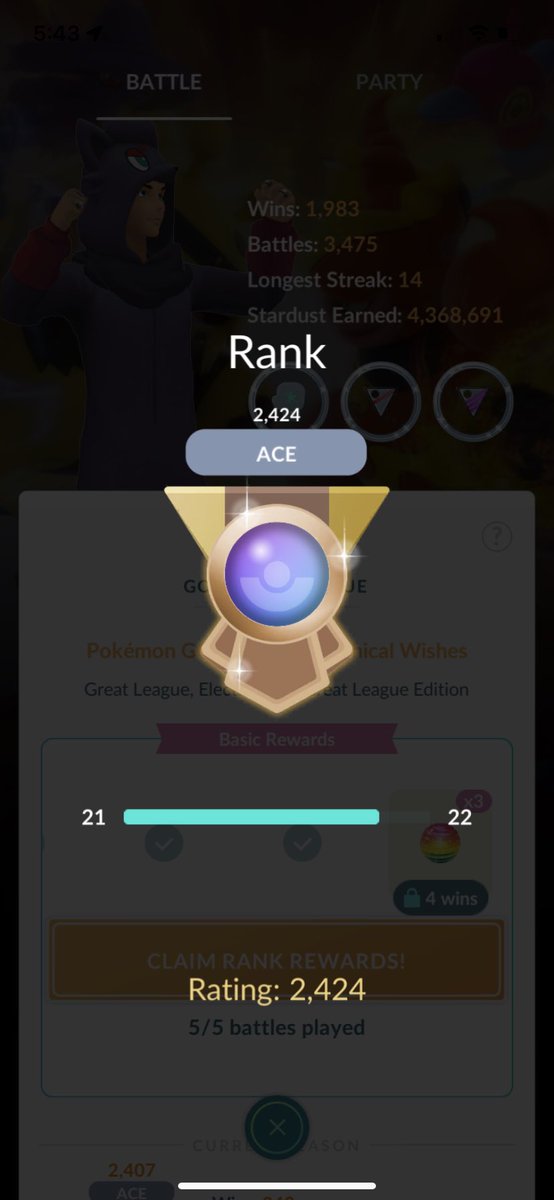 Slow and Steady!!
Been getting so many 3-2’s and throwing many games from doing unnecessary plays😂