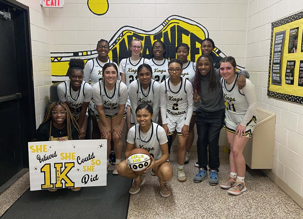 So very blessed to officially join the 1,000 point club at KMHS! All glory to God! 🙏🏽 #1k <a href="/KMHS_Athletics/">Kings Mountain High School Athletics</a> <a href="/kmwbball/">KM Women’s Basketball</a>