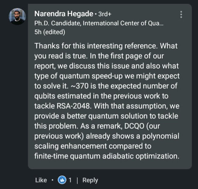 RSA-2048 DCQO ~370 Qubits