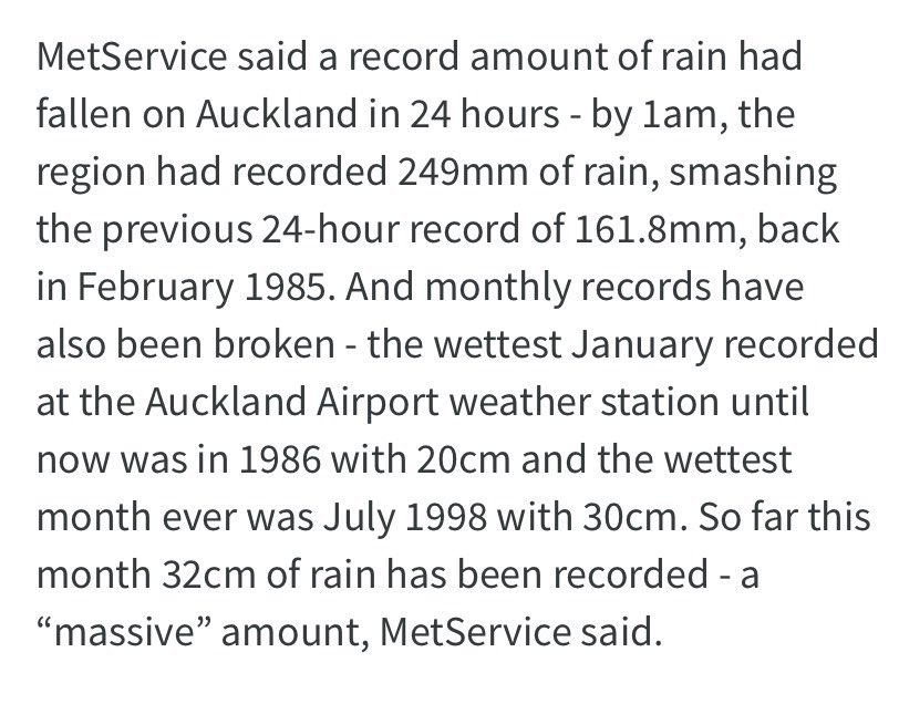 I’m so sorry for the shattered lives and livelihoods in Auckland, NZ. Climate change is happening crazy fast. Climate action needs to happen crazy faster.